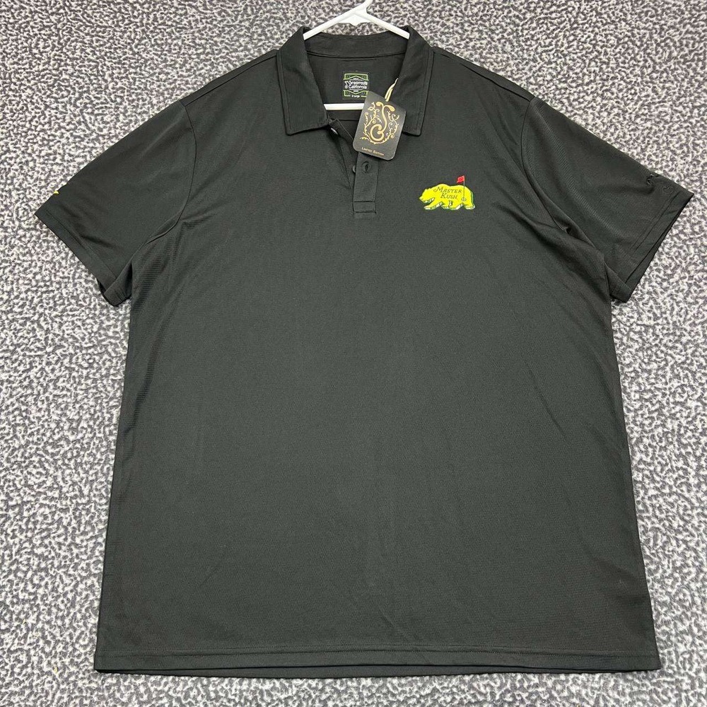 Master Kush Polo Shirt Men Extra Large Grassroots Short Sleeve Collared New XL
